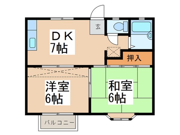 ジュネス　サト－の物件間取画像